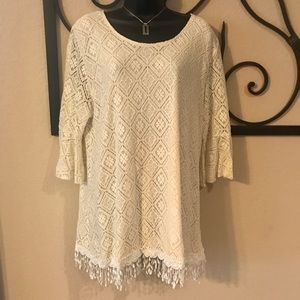 Ivory Lace Lady Noiz Tunic
